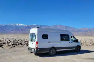 Falkor - Transit 6'5" inside Hot Showers 40gal water Custom Ford Campervan