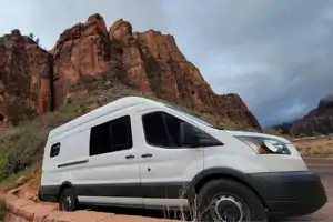 Falkor - Transit 6'5" inside Hot Showers 40gal water Custom Ford Campervan