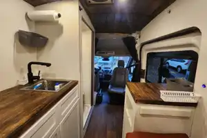 Falkor - Transit 6'5" inside Hot Showers 40gal water Custom Ford Campervan