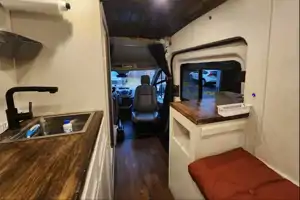 Falkor - Transit 6'5" inside Hot Showers 40gal water Custom Ford Campervan