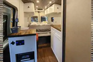 Falkor - Transit 6'5" inside Hot Showers 40gal water Custom Ford Campervan