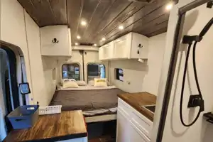 Falkor - Transit 6'5" inside Hot Showers 40gal water Custom Ford Campervan