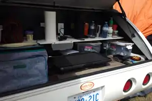 Daniel's Little guy 6 wide Micro Trailer with most harley davidson hauling capability