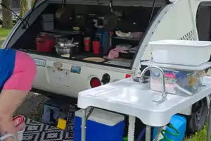 Daniel's Little guy 6 wide Micro Trailer with most harley davidson hauling capability