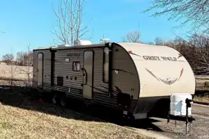 Fun Semi Modern Travel Trailer