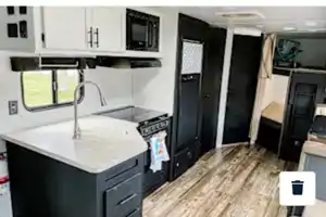 Fun Semi Modern Travel Trailer