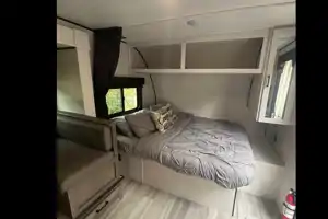 King Family’s Highland Ridge Open Range Travel Trailer (SUV towable)