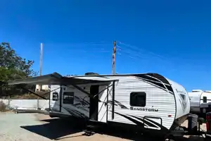 Todd's Forest River Sandstorm 2725LC Toy Hauler