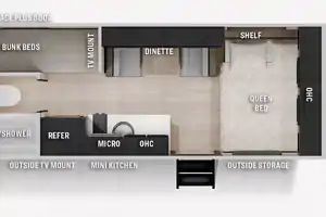 Family get away camper trailer