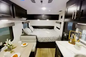 Family get away camper trailer