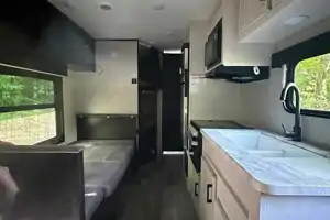 Hideaway RV rentals Fur baby friendly Jayco jay flight 264bh