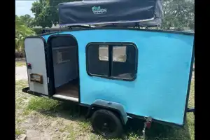 Namaste - Live Balanced. Live Free - Dutchmen AERO 400 Micro Trailer - Krot Van Life