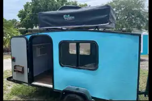 Namaste - Live Balanced. Live Free - Dutchmen AERO 400 Micro Trailer - Krot Van Life