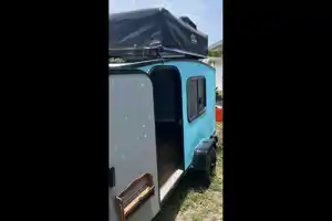 Namaste - Live Balanced. Live Free - Dutchmen AERO 400 Micro Trailer - Krot Van Life