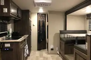 Gabriela's Coachmen Apex Nano, very spaceous, with a large slide-out. 