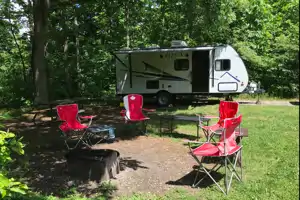 Gabriela's Coachmen Apex Nano, very spaceous, with a large slide-out. 