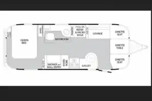 25ft Airstream - with Solar - 1/2 Ton Towable
