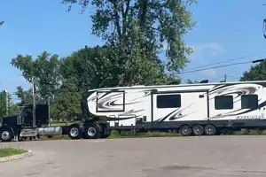 Lindsay's Heartland Cyclone Toy Hauler Fifth Wheel
