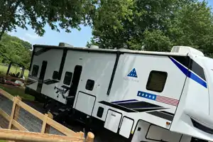 The Sartains Forest River Rogue Armored Fifth Wheel