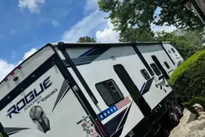 The Sartains Forest River Rogue Armored Fifth Wheel