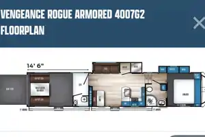 The Sartains Forest River Rogue Armored Fifth Wheel
