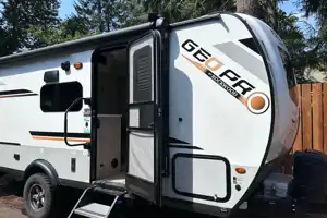 Modern, Light, and Spacious: 2021 Geo Pro Travel Trailer with Slide & Bunks