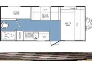 Coachmen Clipper 17bh Roulotte