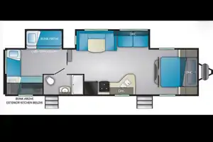 RAFO's Heartland Get Away Travel Trailer-⭐️ Bunkhouse ⭐️