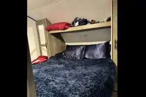 Linda’s 2022 travel trailer with bunkhouse & outdoor kitchen
