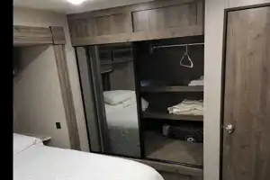 34 foot 3 slide out 2020 forest river 34bhts travel trailer