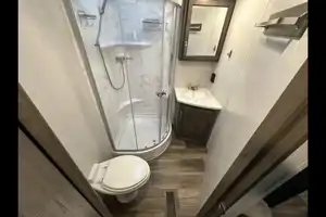 Half ton and family friendly Keystone Cougar 31 BHKWE Travel Trailer