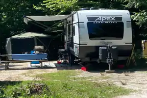 "THE BARNANO" (2021 Apex 213RDS Travel Trailer)