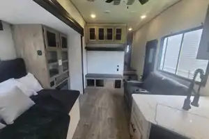Family getaway 5th wheel camper.