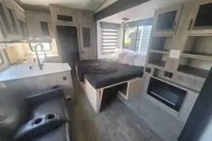 Family getaway 5th wheel camper.