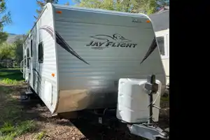Adventures Await Bunkhouse Travel Trailer
