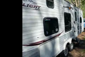 Adventures Await Bunkhouse Travel Trailer