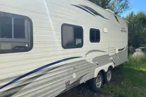 Adventures Await Bunkhouse Travel Trailer