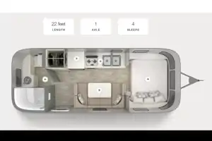 Magnolia 3 Airstream 22ft Bambi Sport **FULLY LOADED**