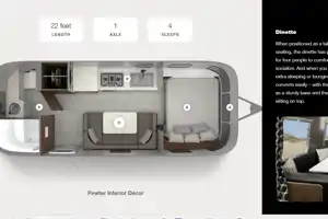 Joseph's Airstream Caravel 22FB Travel Trailer