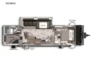 Family Friendly with a Master Bathroom 34'Trailer