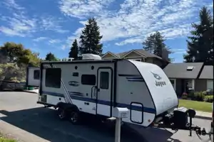 Evan's Jayco Jay feather  Travel Trailer