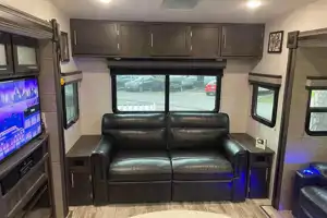 Samantha's Highland Ridge RV Open range light Fifth Wheel