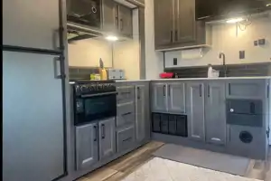 2021 30ft. Toy hauler with free kayaks and paddle boards