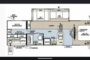 Archie's travel trailer