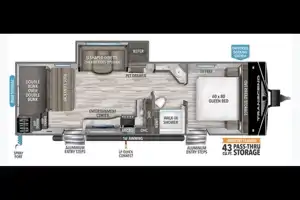 Spacious Grand Design Bunkhouse with Master Suite