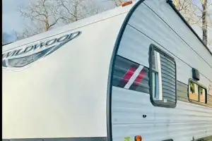 Pettie Family-Size Forest River Wildwood FSX 179DBK Travel Trailer