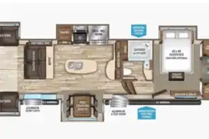 Luxurious 43’ Spacious 5th Wheel