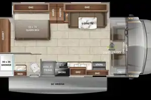 2022 RV Jayco Redhawk Classe C, 5 pers.