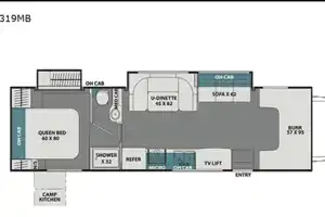 2022 Coachmen Leprechaun Ford 450 Class C,  Sleep 8 people, cozy like home.