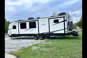 Party trailer on wheels